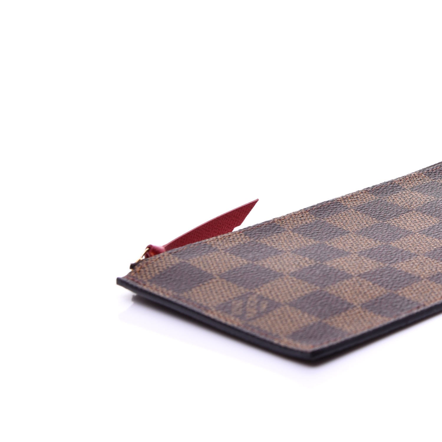 Louis Vuitton Damier Ebene Felicie Chain Wallet Zippered Insert 4 of 9