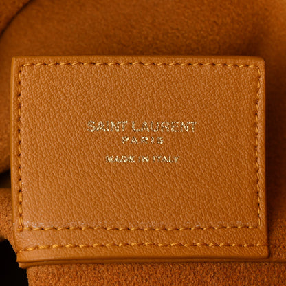 Saint Laurent Calfskin Toy Shopping Tote Cheddar 6 of 10