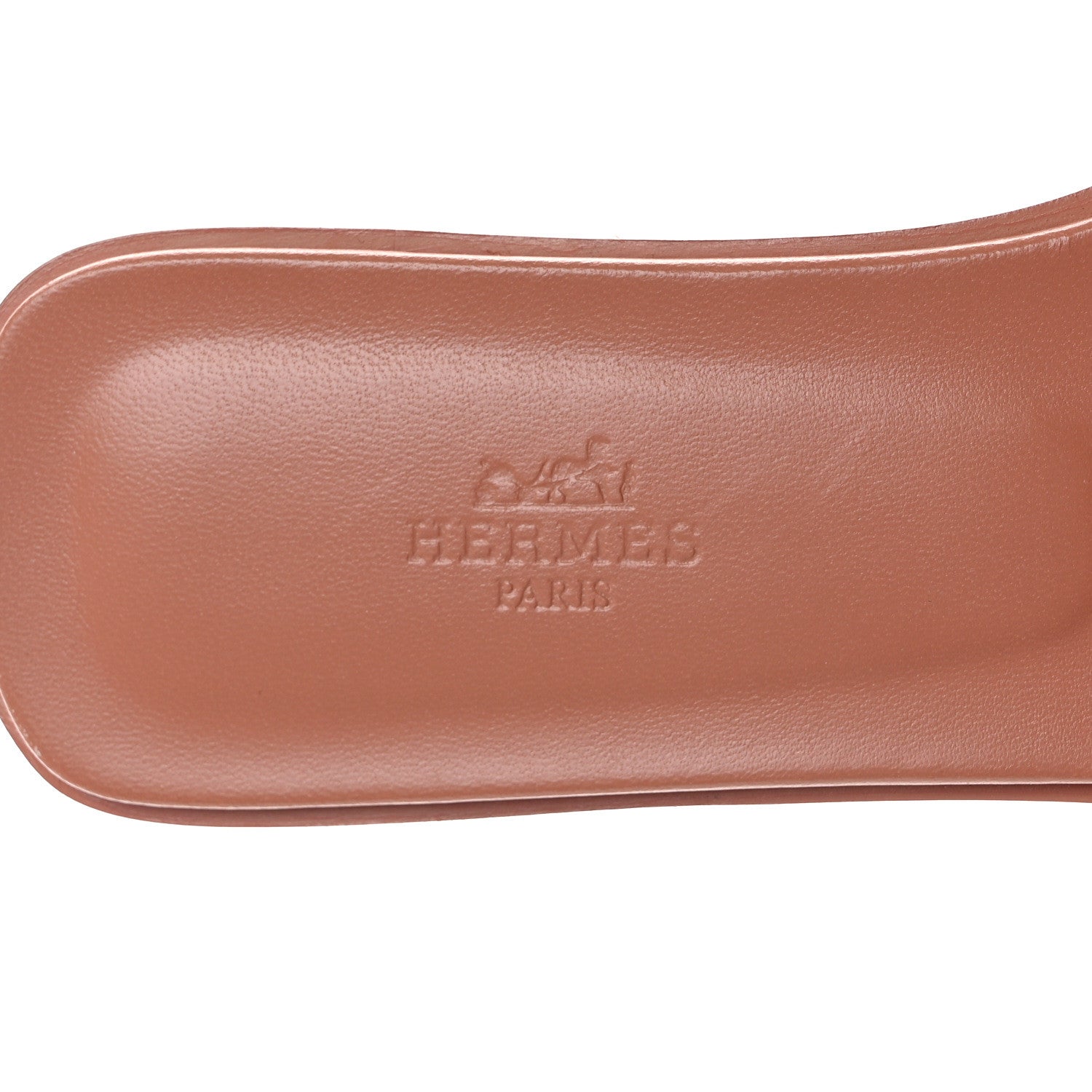 Hermes Epsom Oran Sandals 38.5 Rose Aube 7 of 9