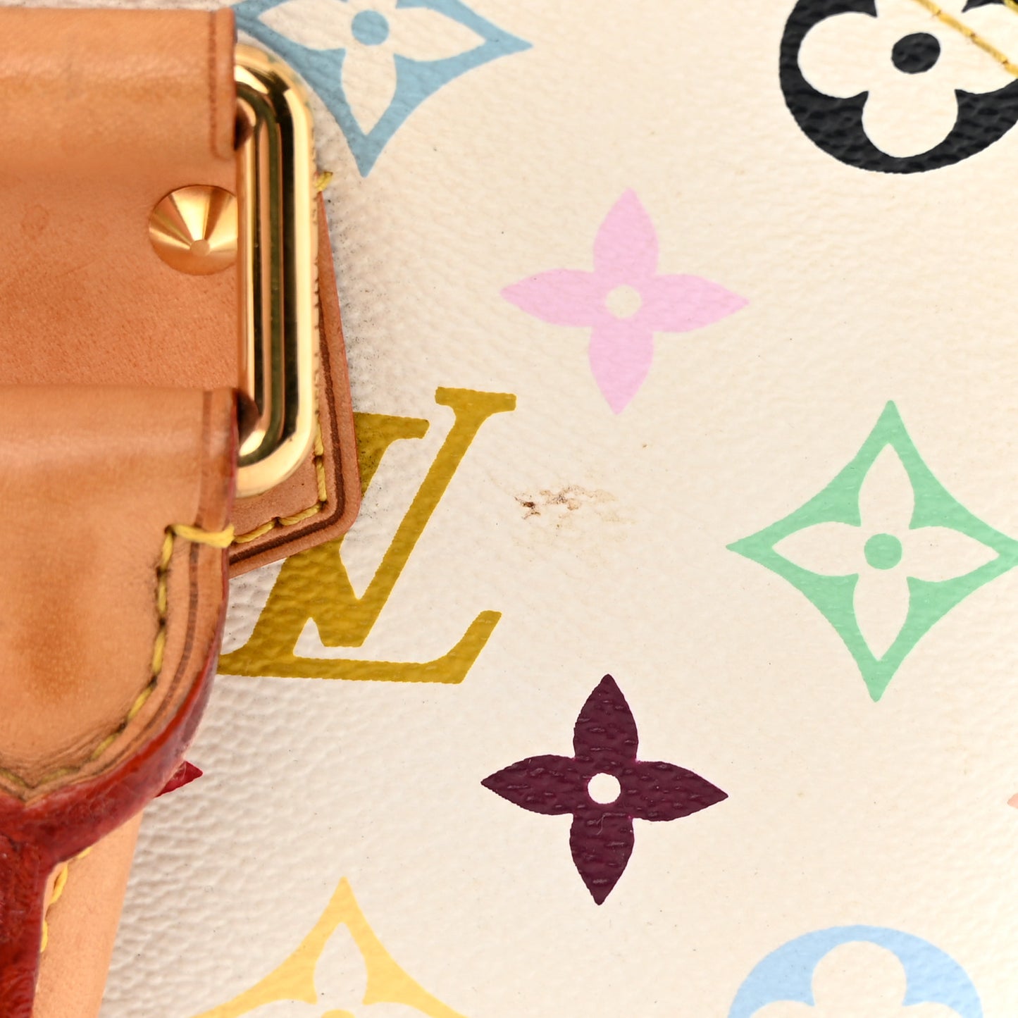 Monogram Multicolor Alma PM White