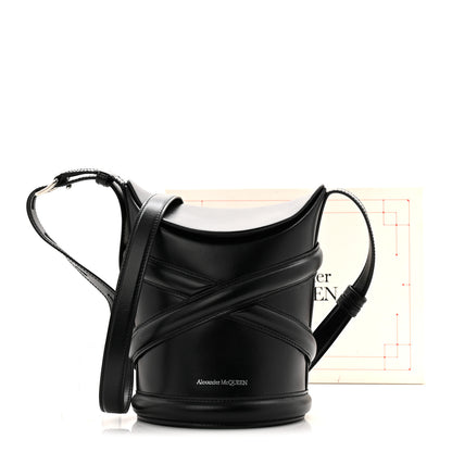 Alexander McQueen Calfskin The Curve Small Shoulder Bag Black 12 of 12