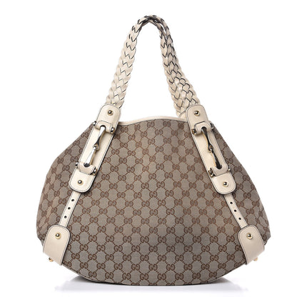 Gucci Monogram Medium Pelham Tote Ivory 1 of 12