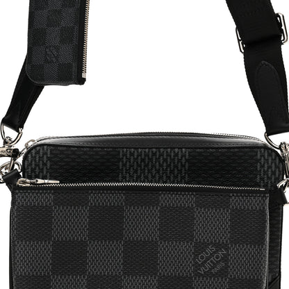 Louis Vuitton Damier Graphite 3D Trio Messenger 7 of 9
