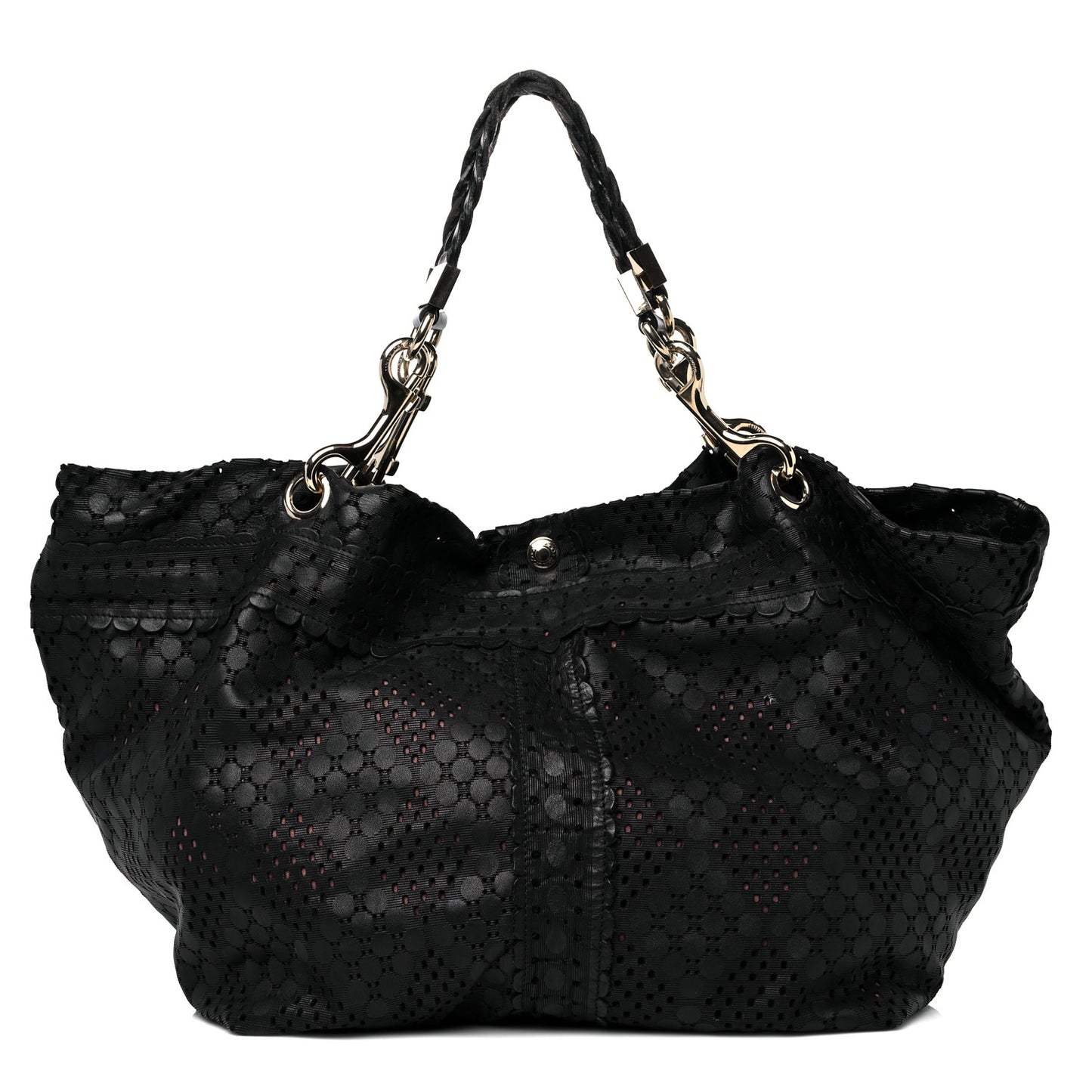 Calfskin Laser Cut Black