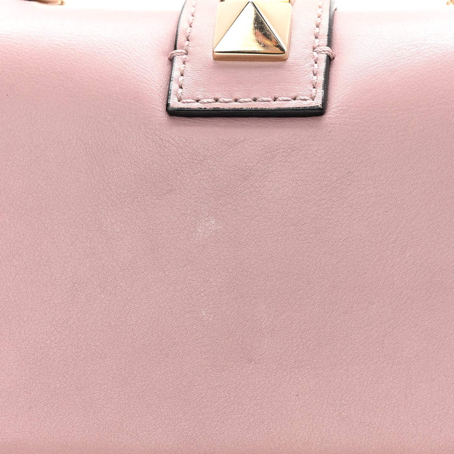 Vitello Mini Glam Lock Rockstud Flap Lipstick