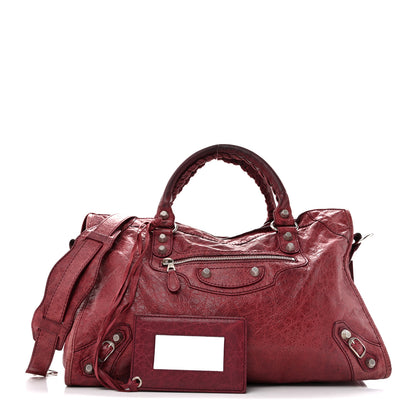 Balenciaga Agneau Giant 12 Silver Hardware City Cassis 1 of 15