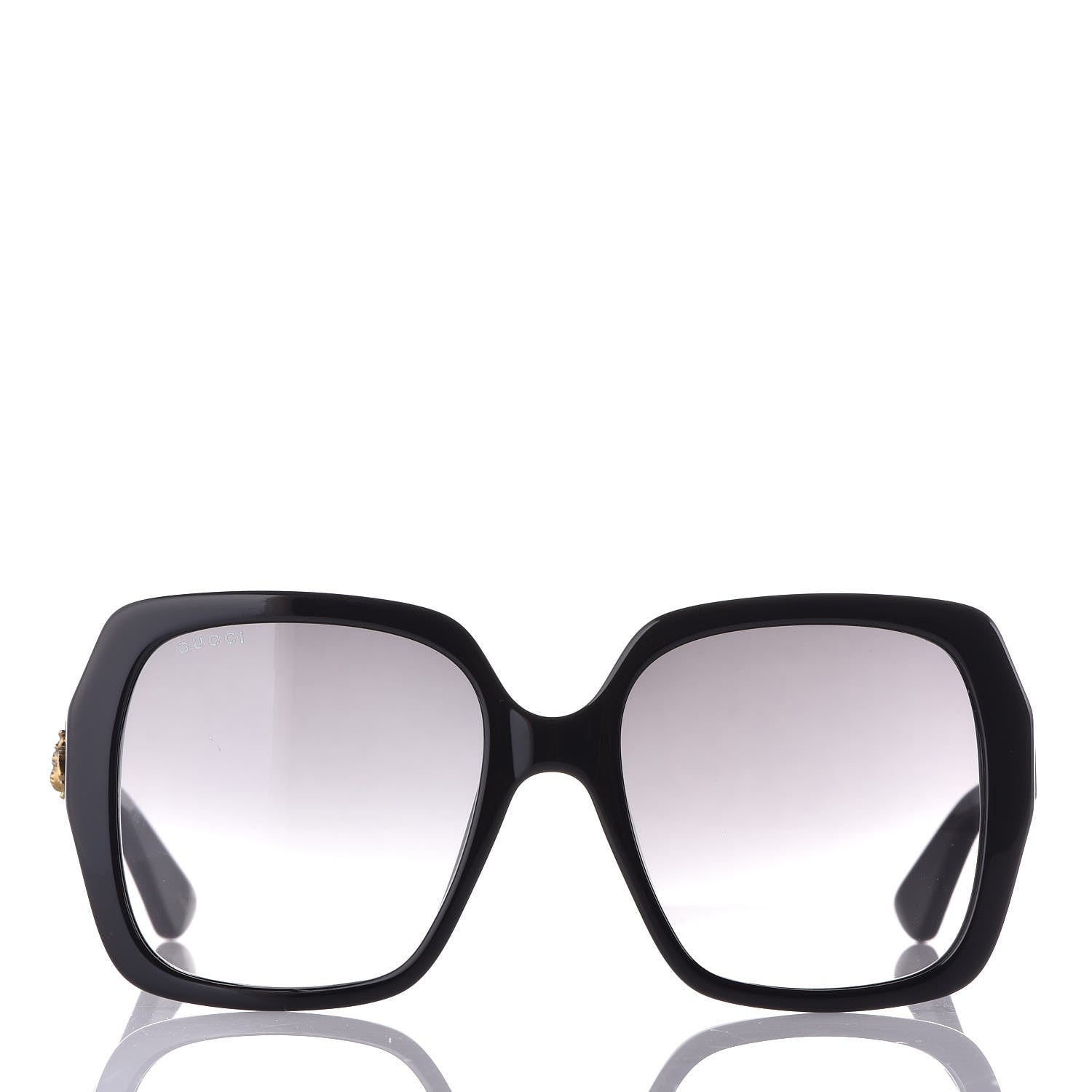 Gucci Acetate Square Frame GG0096S Sunglasses Black 3 of 8