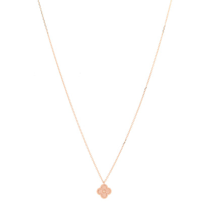 Van Cleef & Arpels 18K Rose Gold Sweet Alhambra Pendant Necklace 1 of 6