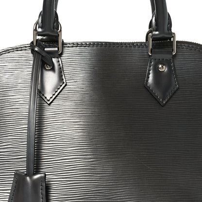 Louis Vuitton Metallic Epi Alma PM Black Silver 6 of 8