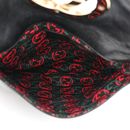 Gucci Calfskin Small Britt Tassel Shoulder Bag Black 5 of 10