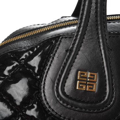 Givenchy Patent Quilted Medium Nightingale Black 18 of 21