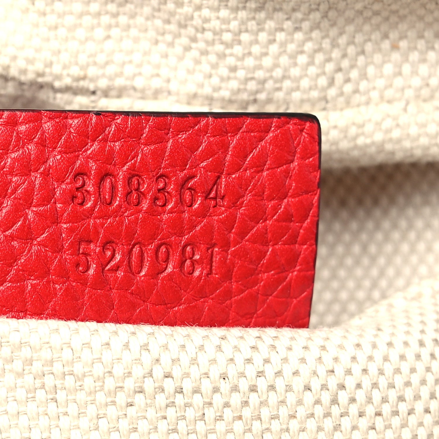 Gucci Pebbled Calfskin Small Soho Disco Bag Tabasco Red 7 of 10