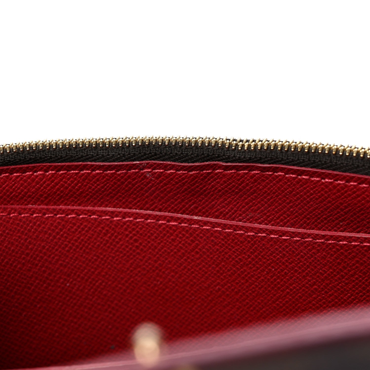 Louis Vuitton Damier Ebene Caissa Wallet Cherry 13 of 15
