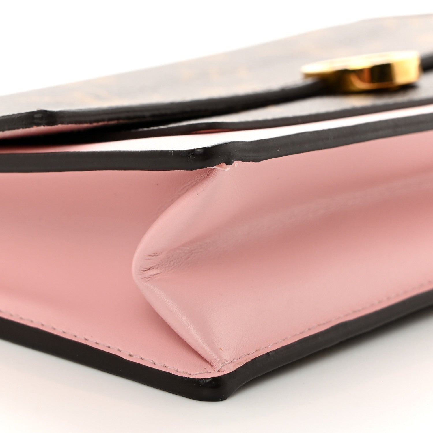 Louis Vuitton Monogram Flore Chain Wallet Rose Ballerine 8 of 9