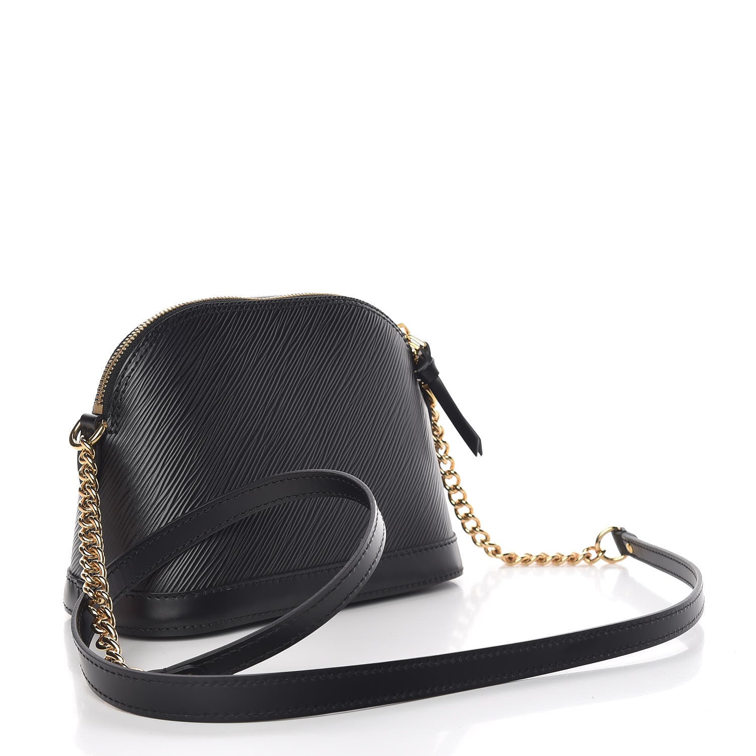 Louis Vuitton Epi Alma Mini Black 3 of 9