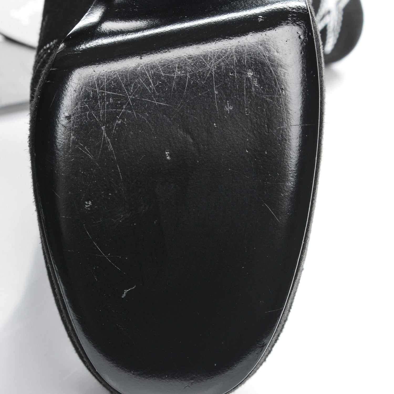 Saint Laurent Kid Scamosciato Lambskin Candy Star Studded Platform Boots 36.5 Black 9 of 10