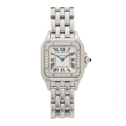 Cartier Stainless Steel Diamond 22mm Panthere Quartz Watch 1 of 5