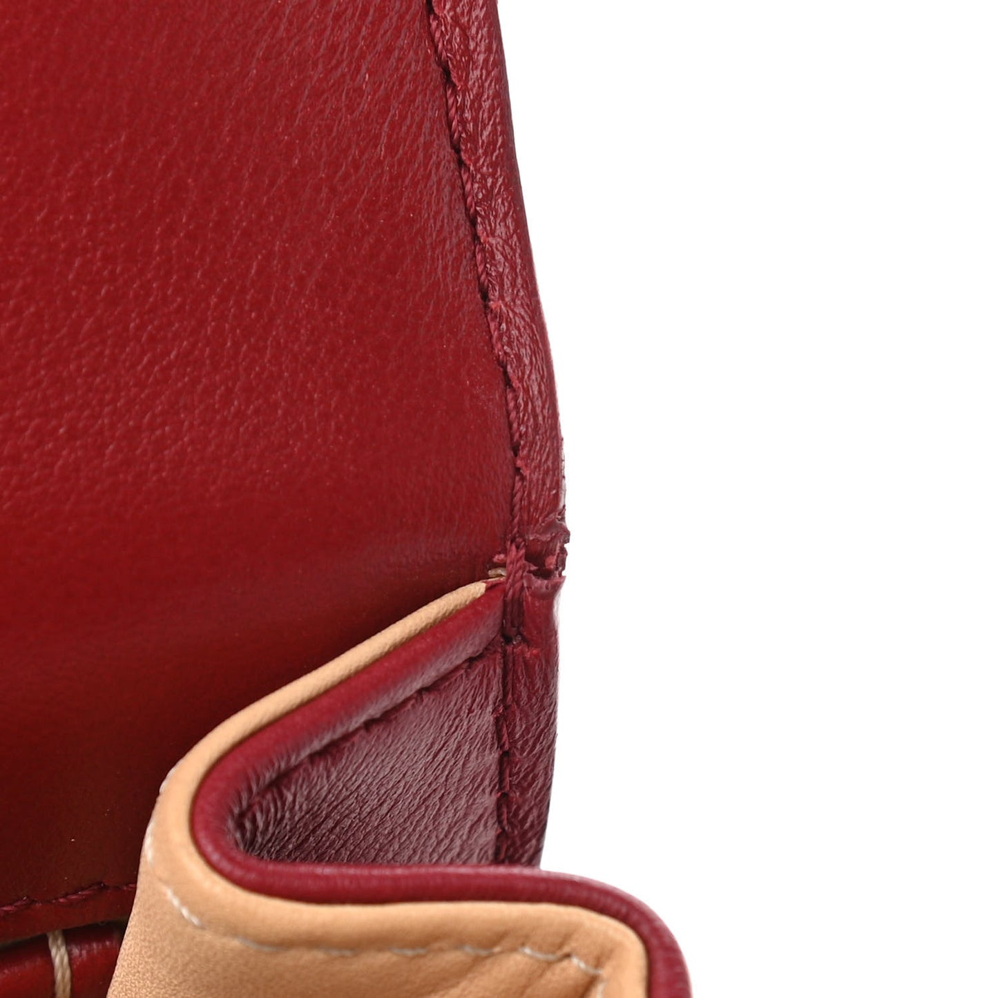 Calfskin Mini Tempete Satchel Red