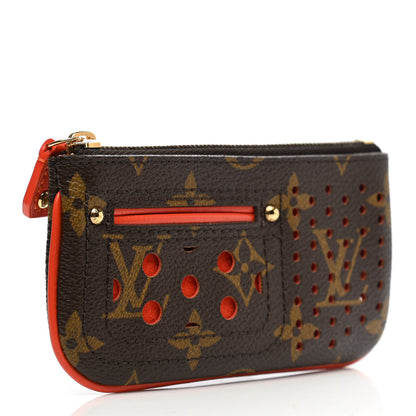 Louis Vuitton Monogram Perforated Key Pouch Orange 3 of 7
