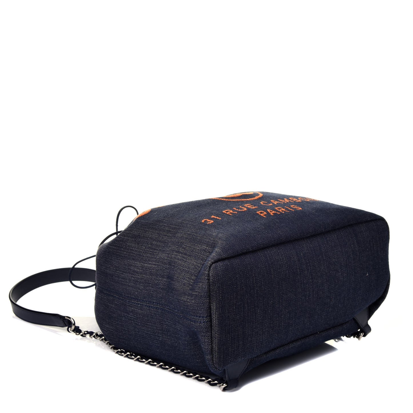 Canvas Large Deauville Backpack Denim Blue