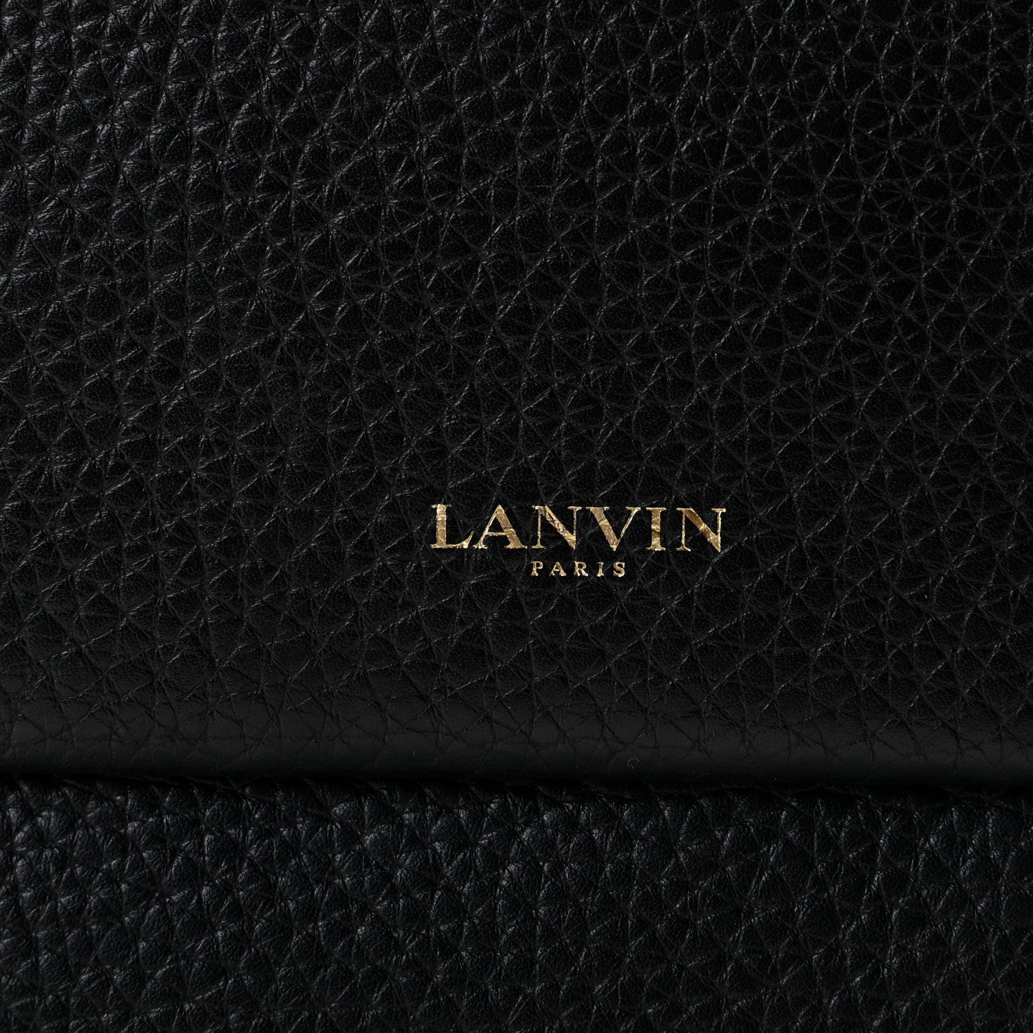 Lanvin Grained Calfskin Mini Sugar Flap Shoulder Bag Black 7 of 8