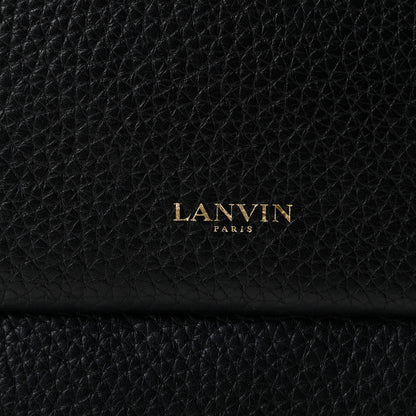 Lanvin Grained Calfskin Mini Sugar Flap Shoulder Bag Black 7 of 8