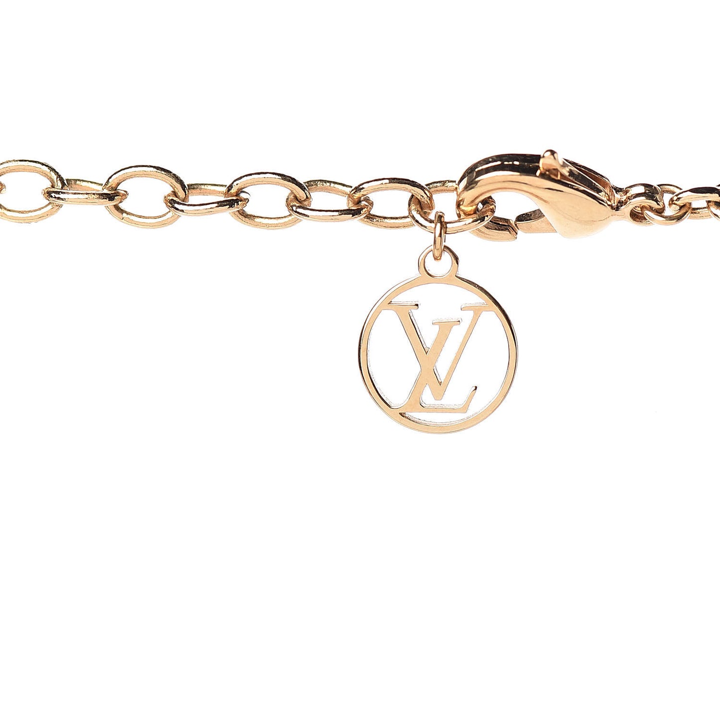 Monogram Charms Necklace Gold