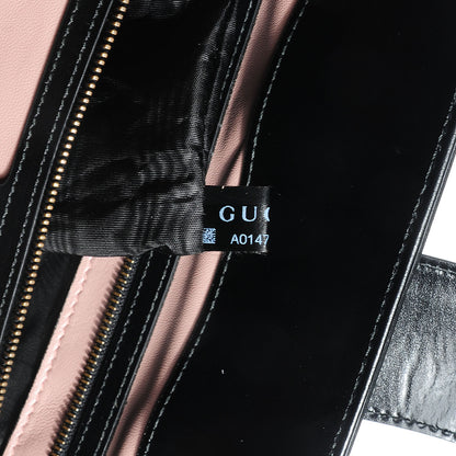 Gucci Pony Hair Jaguar Print Medium Lady Buckle Top Handle Bag Black 7 of 10
