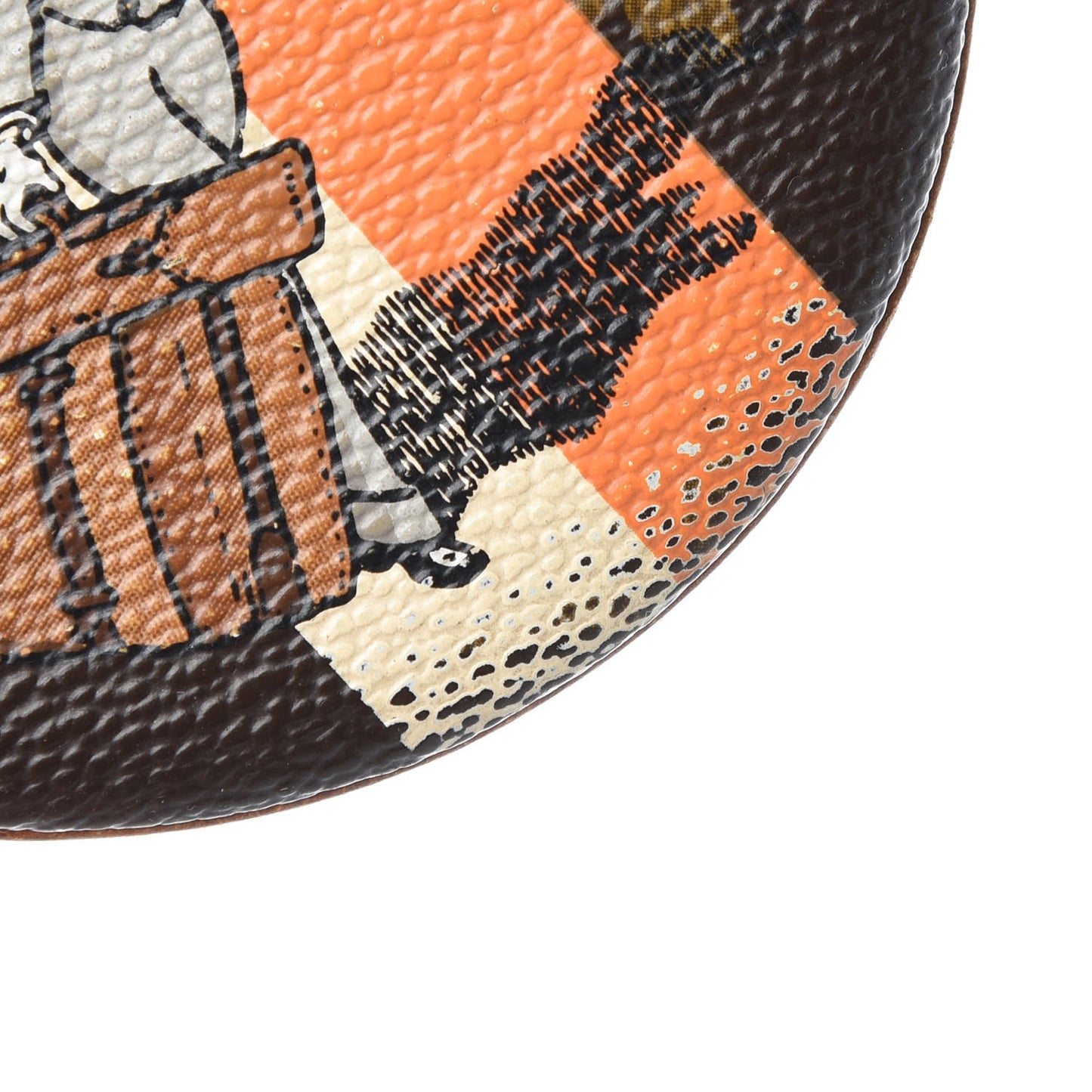 Monogram Groom Round Coin Purse