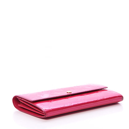 Louis Vuitton Vernis Sarah Wallet Rose Pop 3 of 11
