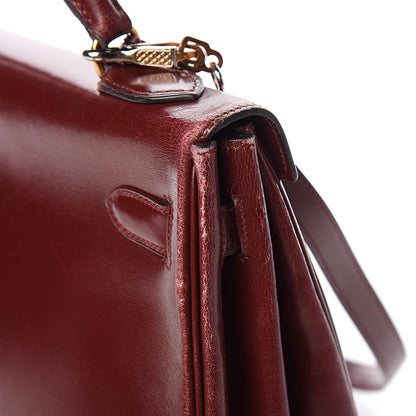 Hermes Box Kelly Retourne 32 Rouge H 36 of 40