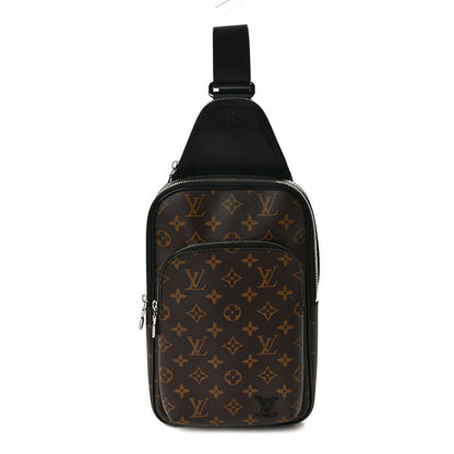 Louis Vuitton Monogram Macassar Avenue Sling Bag NM 1 of 8