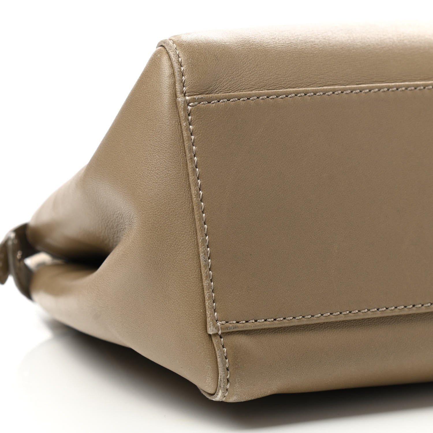 Fendi Nappa Mini Peekaboo Iconic Satchel Tortora 4 of 10
