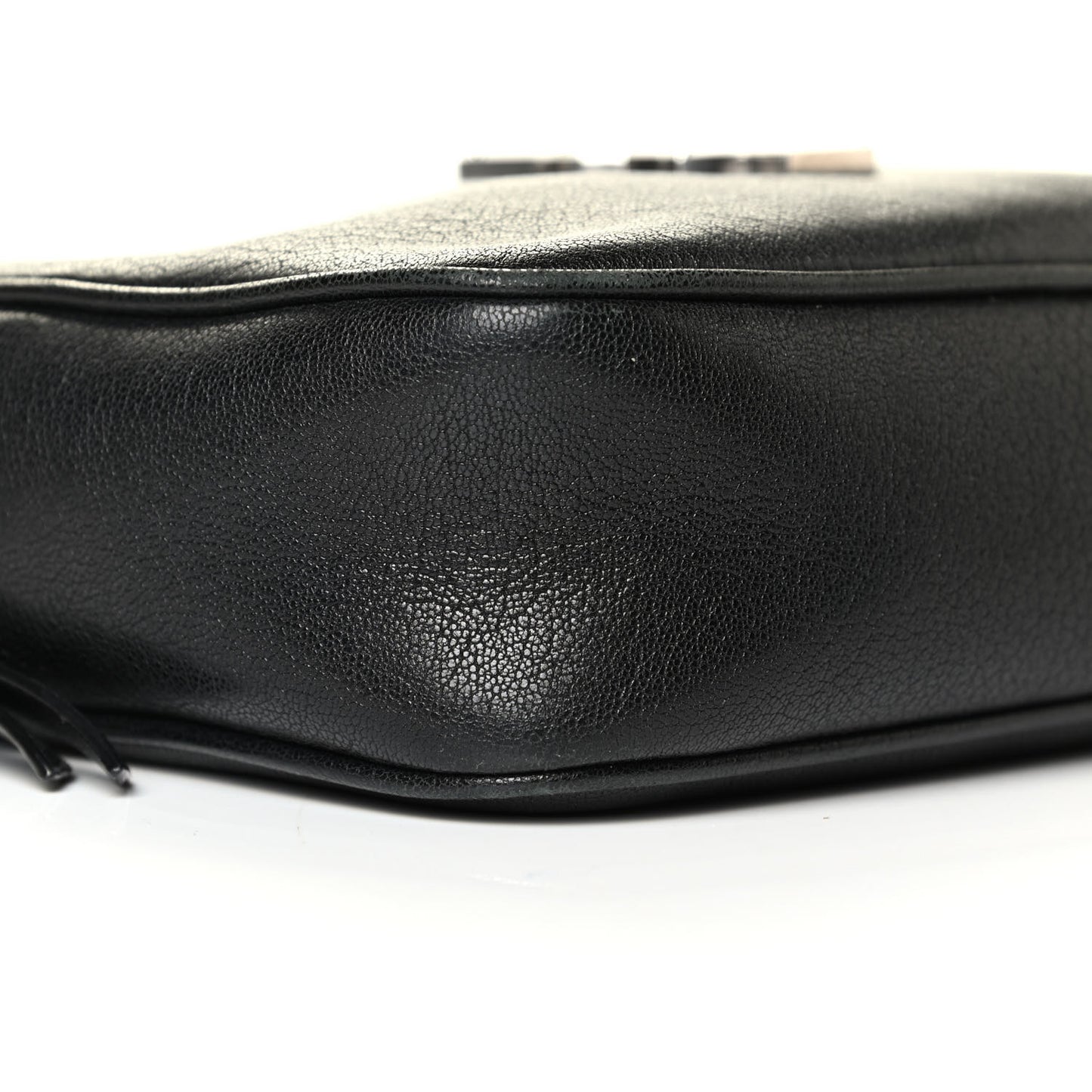 Lambskin Monogram Small Lou Camera Bag Black