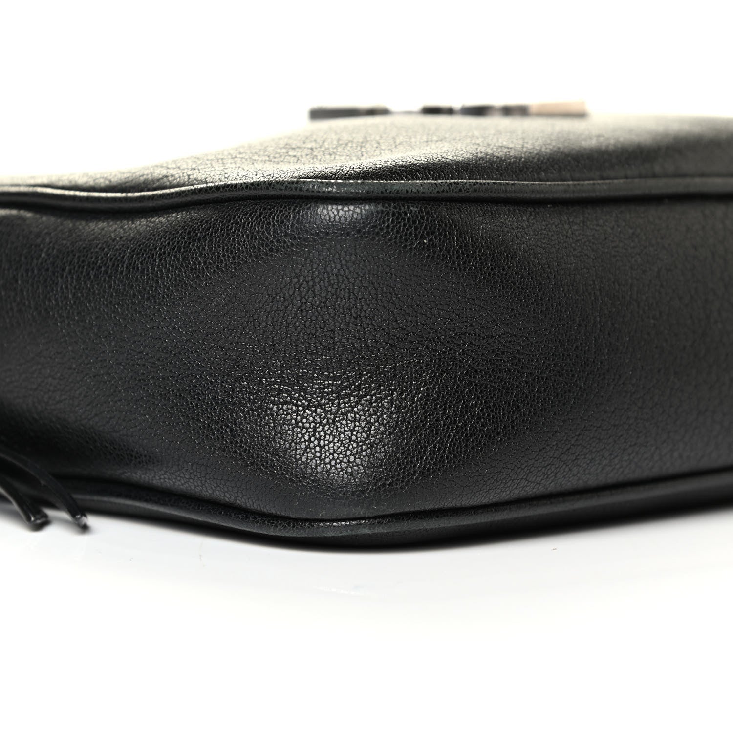 Saint Laurent Lambskin Monogram Small Lou Camera Bag Black 6 of 6