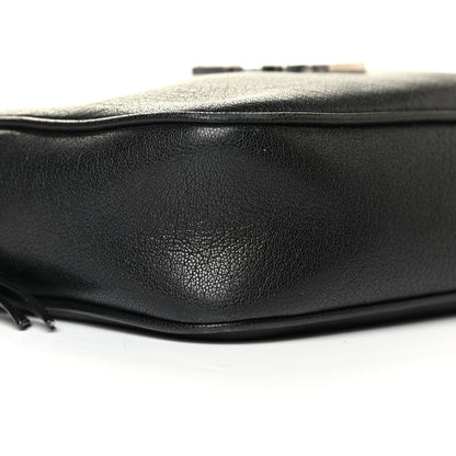 Saint Laurent Lambskin Monogram Small Lou Camera Bag Black 6 of 6