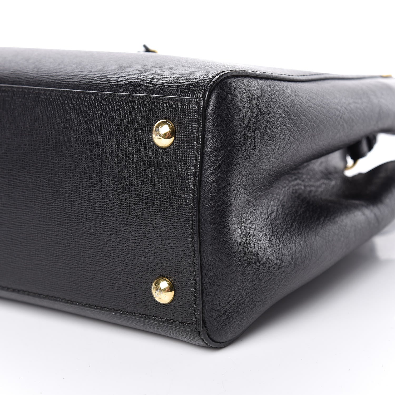 Fendi Vitello Elite Petite 2Jours Tote Black 8 of 10