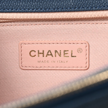 Chanel Grained Calfskin Quilted Cuba Flap Blue 6 of 10