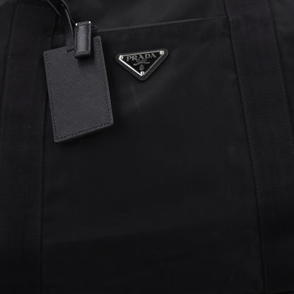 Prada Re-Nylon Saffiano Duffle Bag Black 8 of 10