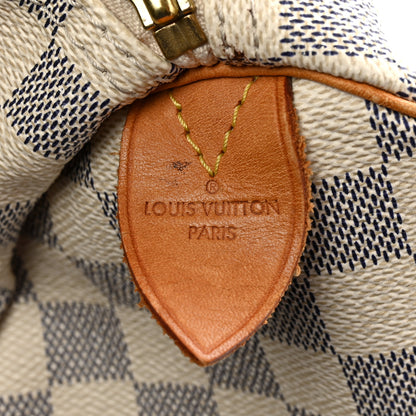 Louis Vuitton LOUIS VUITTON Damier Azur Speedy 35 6 of 19
