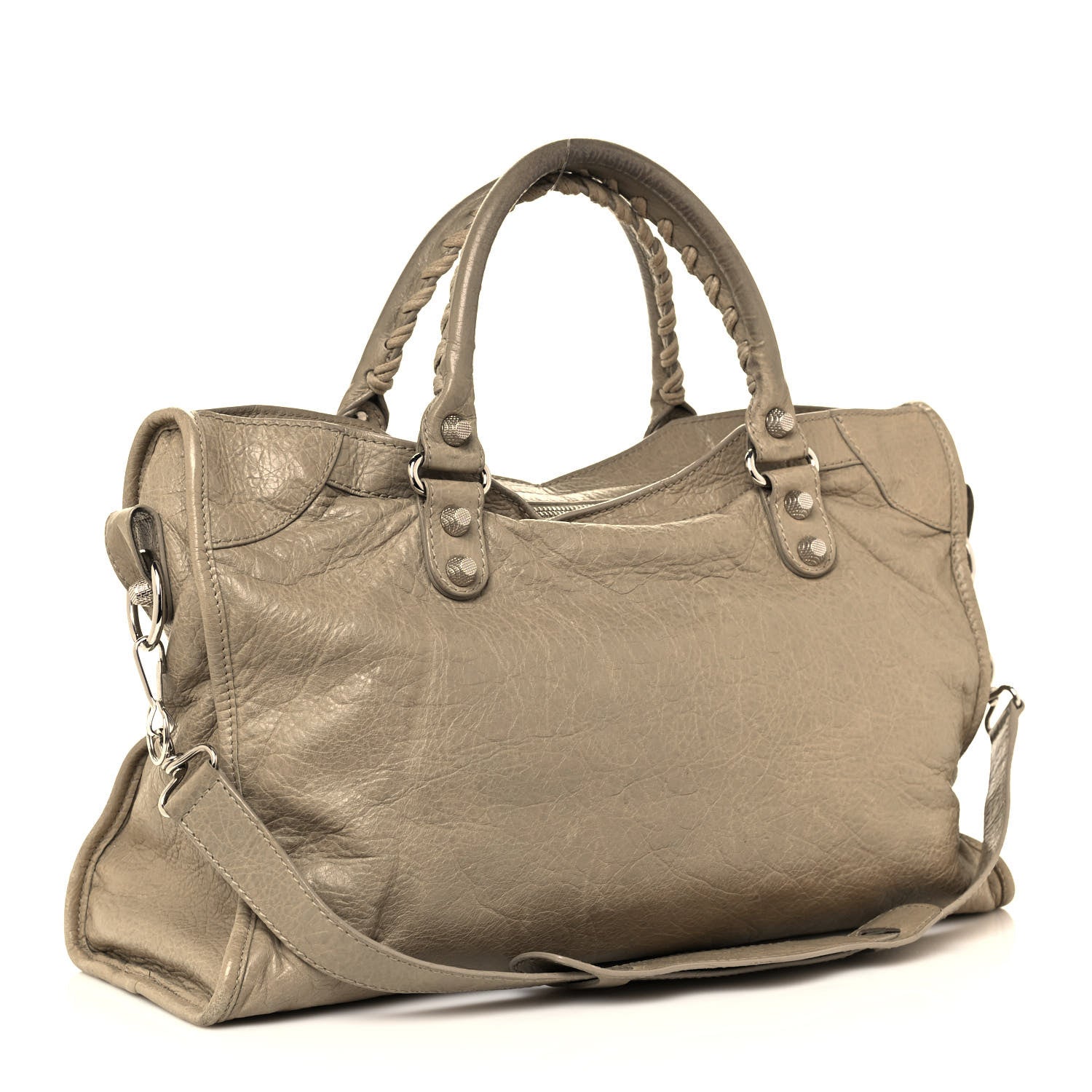 Balenciaga Agneau Giant 12 Silver Hardware City Latte Beige 2 of 12
