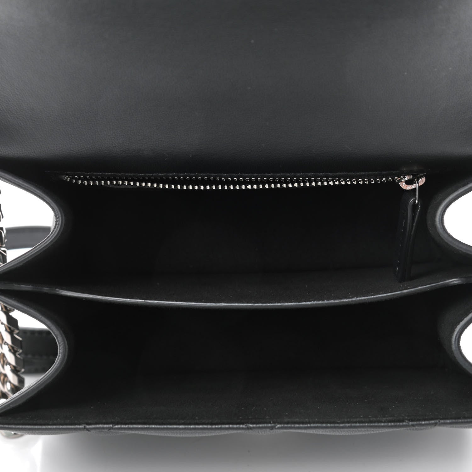 Alexander McQueen Lambskin Quilted Knuckle Shoulder Bag Black 4 of 4