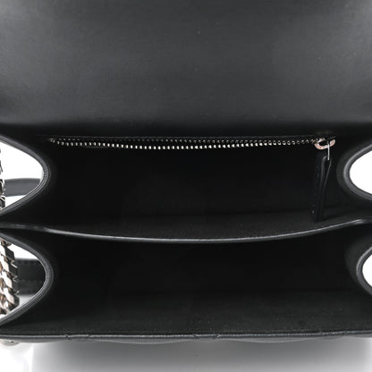 Alexander McQueen Lambskin Quilted Knuckle Shoulder Bag Black 4 of 4