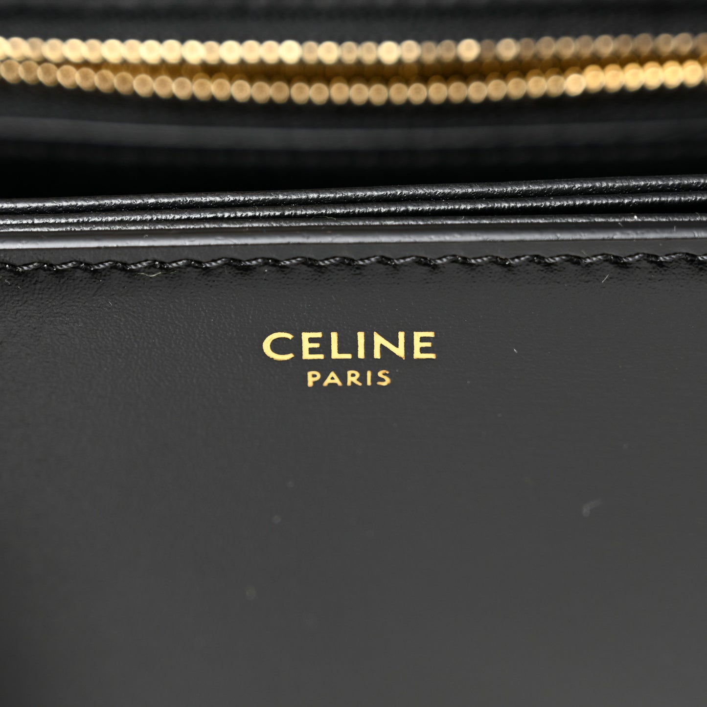 Shiny Calfskin Teen Triomphe Black