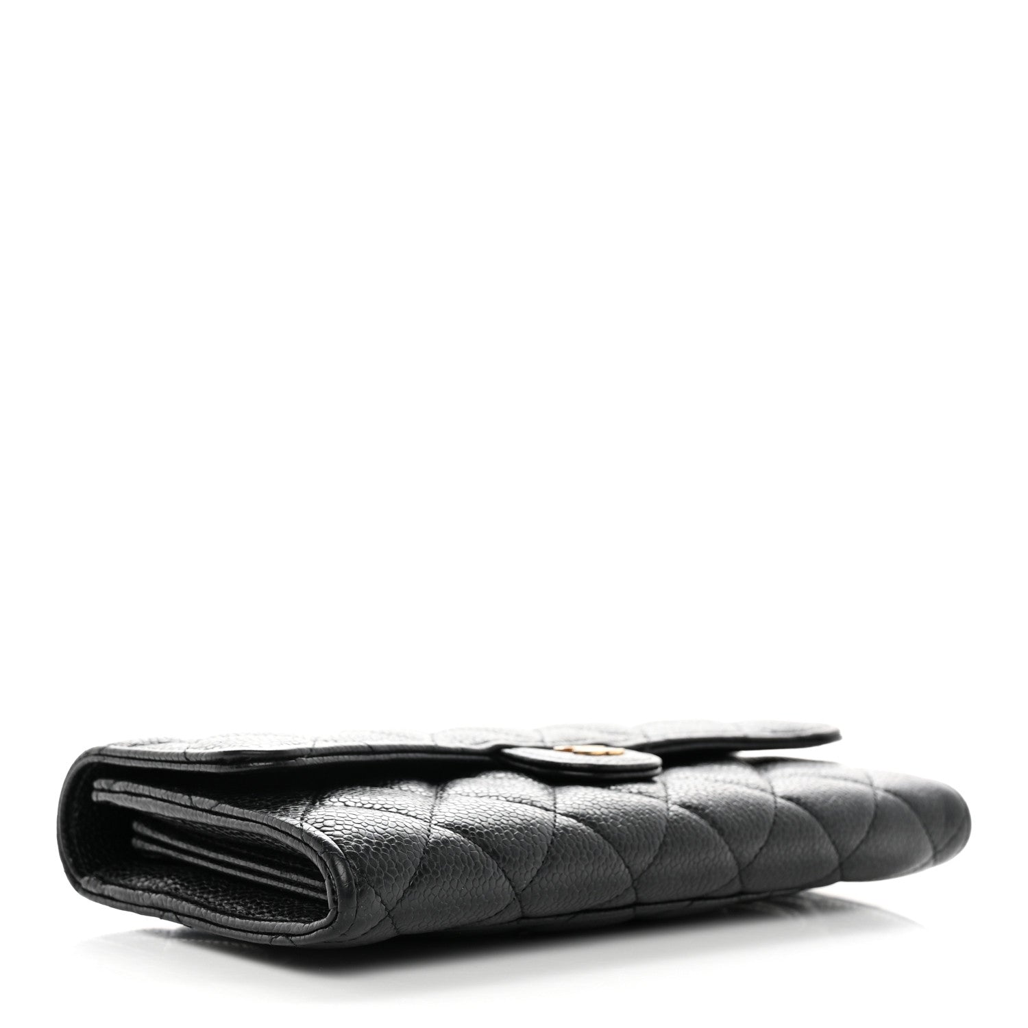 Chanel Caviar Quilted Large Flap Wallet Black 4 of 11