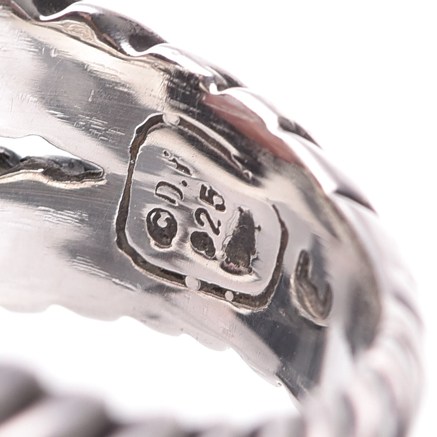 Sterling Silver Diamond Amethyst 14mm Albion Ring 50 5.5