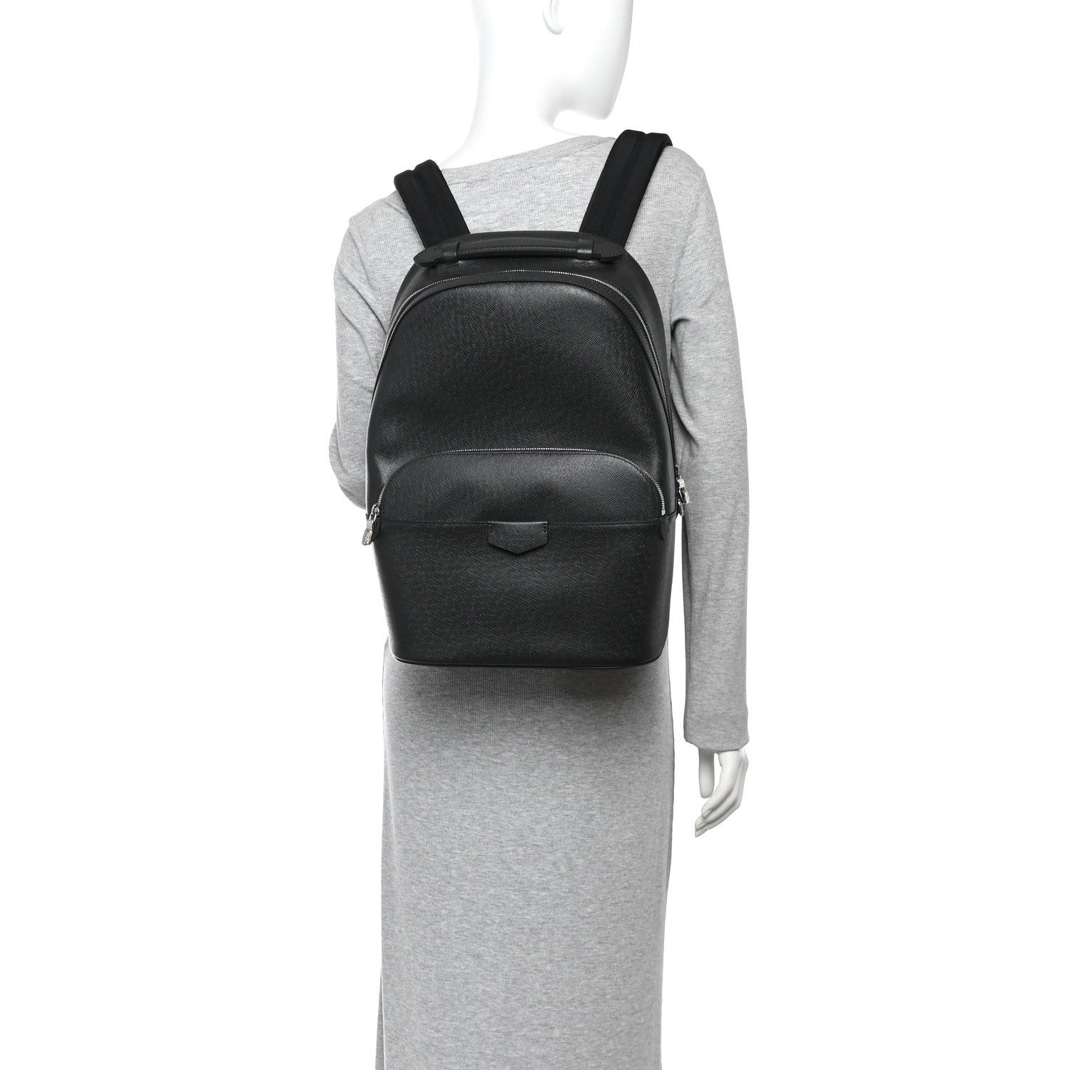 Louis Vuitton Taiga Anton Backpack Black 2 of 11