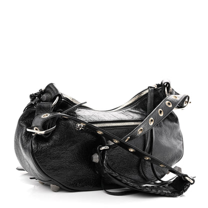 Balenciaga Agneau Arena Small Le Cagole Shoulder Bag Black 3 of 12