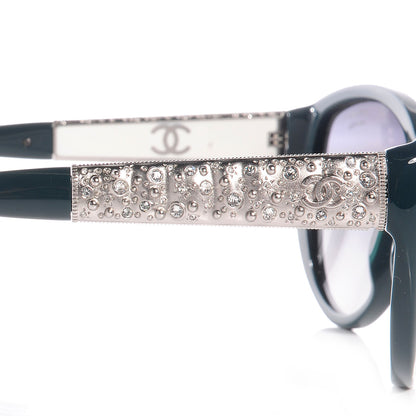 Chanel Cat Eye Bijoux Sunglasses 5298 B Green 8 of 9