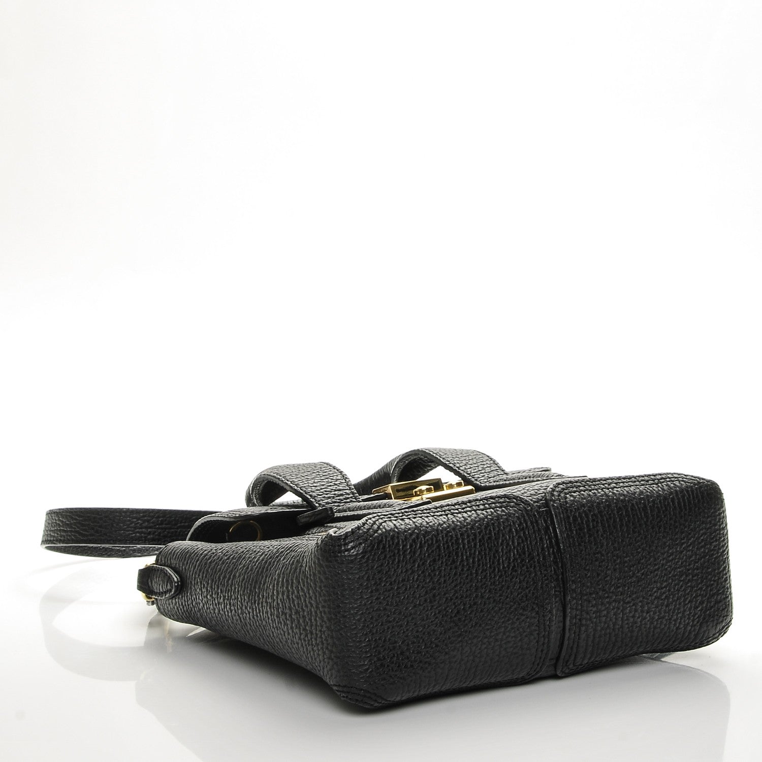 3.1 Phillip Lim 3.1 Textured Calfskin Mini Pashli Satchel Black 4 of 8